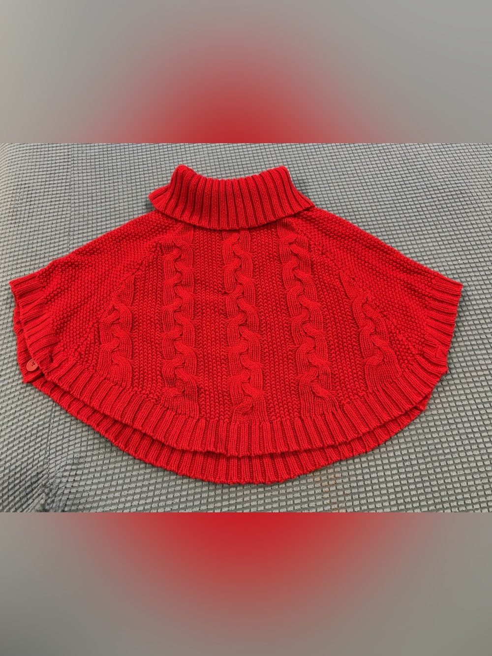 Poncho Sweater Cape Coat Size 4/4A